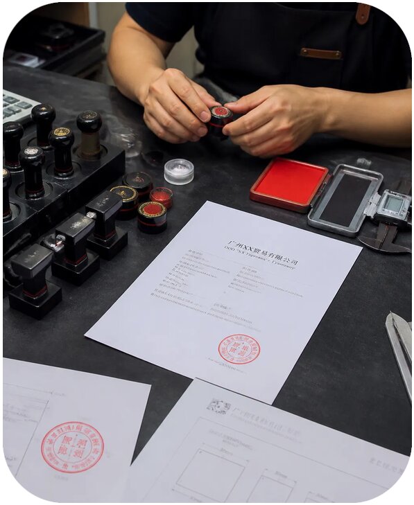 Изготовление печатей компании в Китае от 2577 р. | Фиалан-Крг